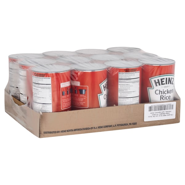 Heinz Heinz Chicken Rice Soup 49.25 oz. Can, PK12 - 10013000432402