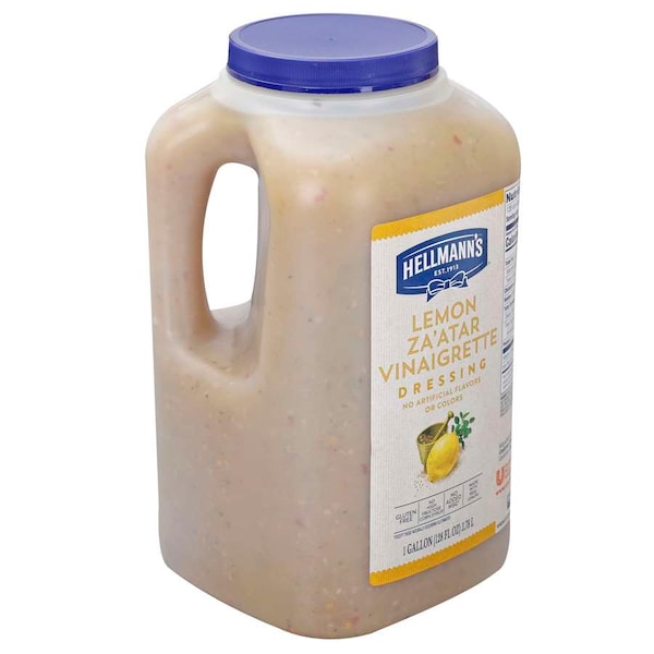 Hellmanns Lemon Zaatar Vinaigrette Dressing 1 gal. Jug, PK4 - 67665801