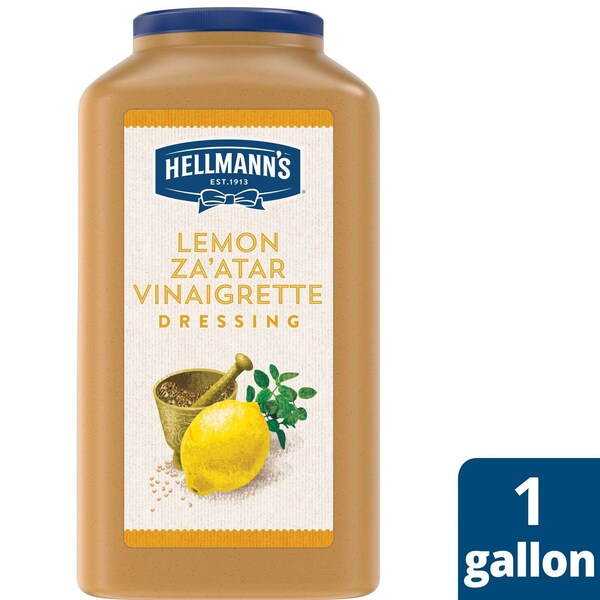 Hellmanns Lemon Zaatar Vinaigrette Dressing 1 gal. Jug, PK4 - 67665801