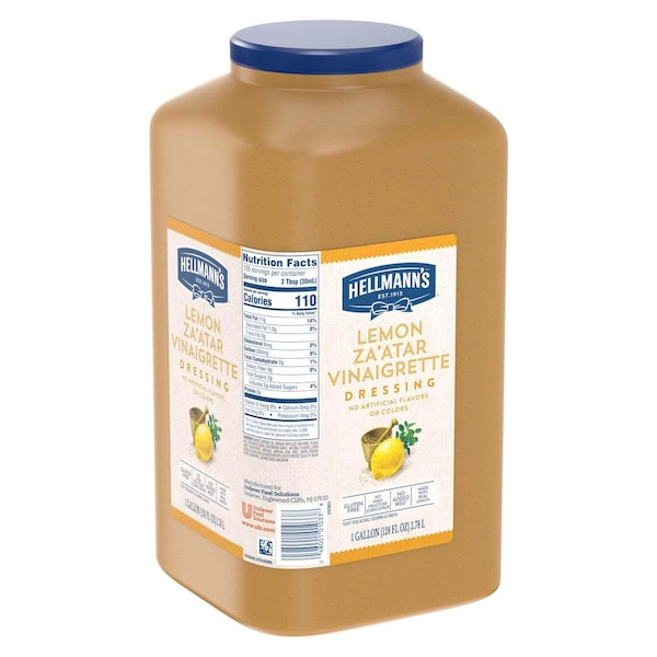 Hellmanns Lemon Zaatar Vinaigrette Dressing 1 gal. Jug, PK4 - 67665801
