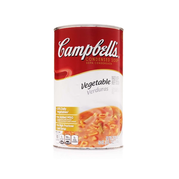 Campbells Campbell's Condensed Soup Red & White Vegetable Soup 50 oz. Can, PK12 - 000001026