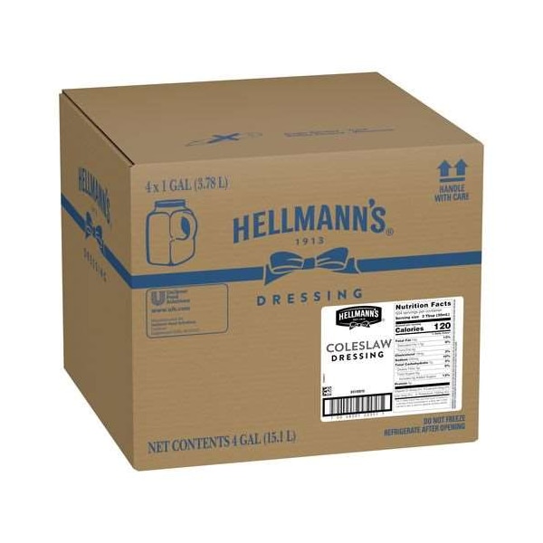 Hellmanns Hellmann's Creamy Coleslaw Dressing 1 gal. Jug, PK4 - 84149016