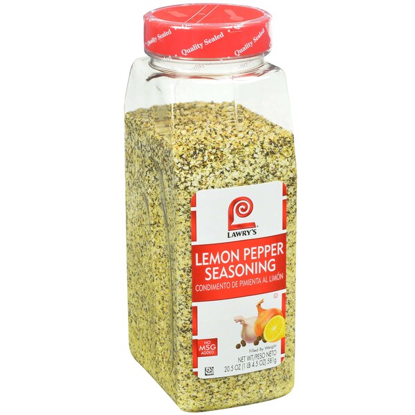 Lawrys Lawry's No MSG Lemon Pepper Seasoning 20.5 oz., PK6 - 2150080350