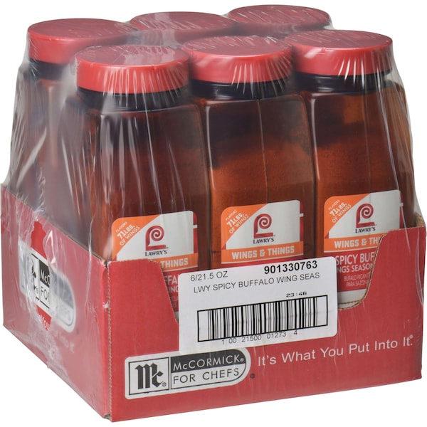 Lawrys Lawry's Buffalo Wing Seasoning Mix 21.5 oz., PK6 - 901330763