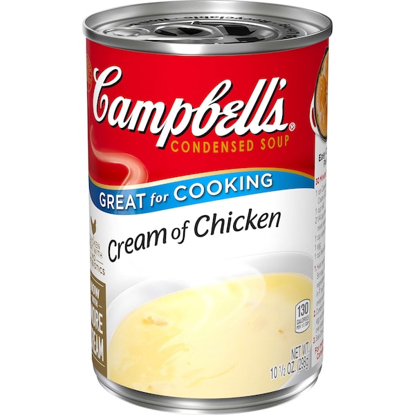 Campbells Condensed Soup Red & White Cream Of Chicken Soup 10.5 oz., PK48 - 000001031