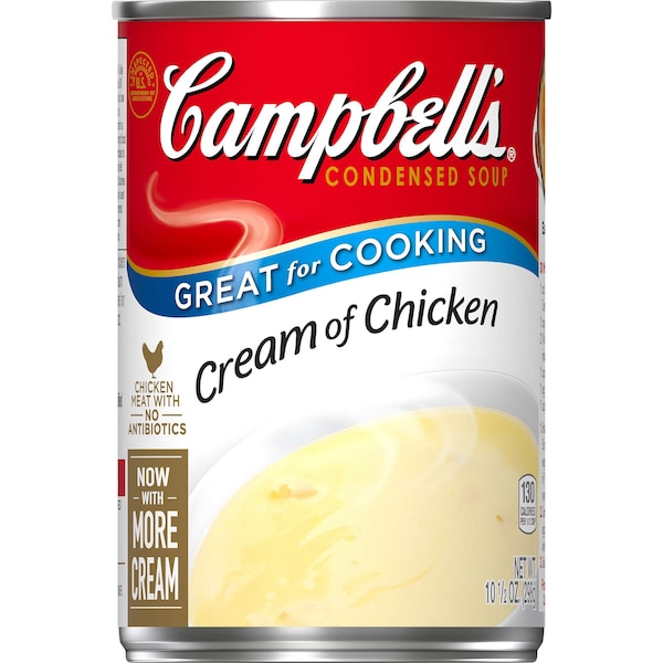 Campbells Condensed Soup Red & White Cream Of Chicken Soup 10.5 oz., PK48 - 000001031