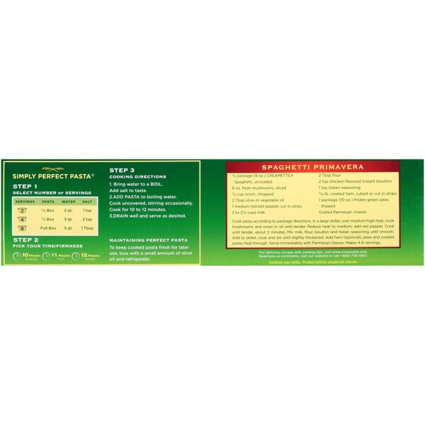 Creamette 16 oz. Creamette Spaghetti, PK20 - 900062