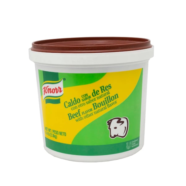 Knorr Knorr Caldo Con Sabor De Res Beef Base/Bouillon 4.4lbs Tub, PK4 - 84103909