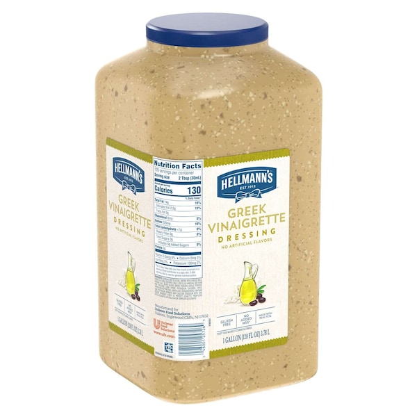 Hellmanns Hellmann's Greek Vinaigrette Dressing 1 gal., PK4 - 84139793