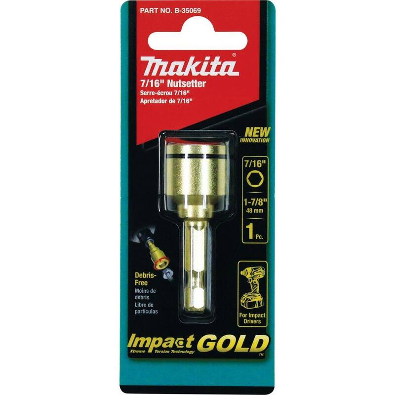Makita Impact GOLD 7/16 in. Grip-It Nut Setter - B-35069