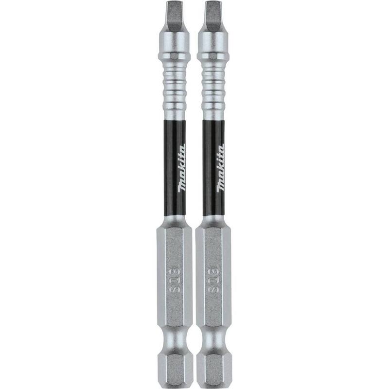 Makita Impact XPS #3 Cuadrado 3 in. Puntas de poder (paquete de 2) - E-01183
