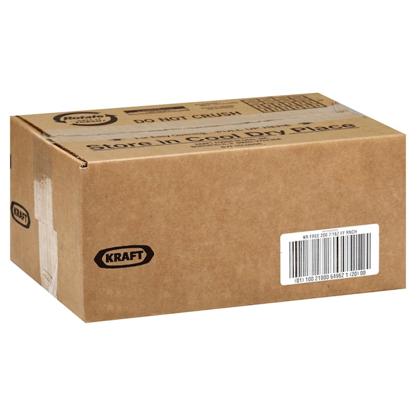 Kraft Kraft Ranch Fat Free Dressing .437 oz. Pouch, PK200 - 10021000649621