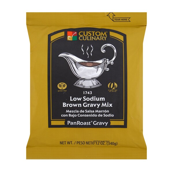 Panroast Panroast Gluten Free Low Sodium Brown Gravy Mix 12 oz., PK8 - 17439CPAN