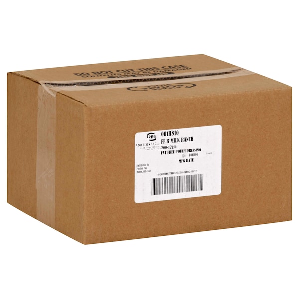 Portion Pac Portion Pac Fat Free Buttermilk Ranch Packet 12g, PK200 - 00716037000127