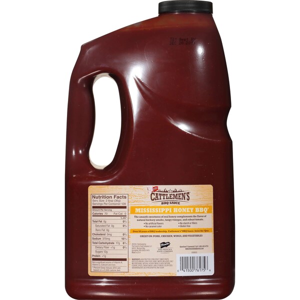 Cattlemens Sauce Master's Reserve Mississippi Honey Barbecue 163 oz., PK4 - 76175