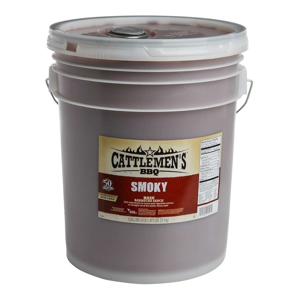 Cattlemens Master's Reserve Texas Smokey BBQ Sauce 5 gal. - 05326