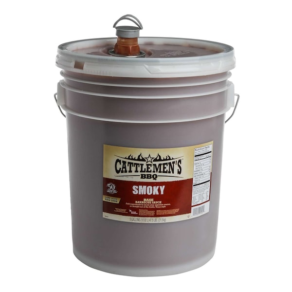 Cattlemens Master's Reserve Texas Smokey BBQ Sauce 5 gal. - 05326