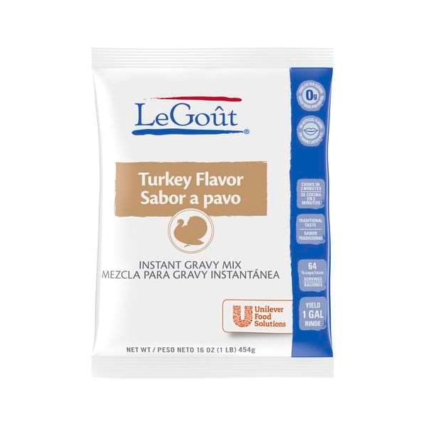 Legout Legout Turkey Flavor Instant Gravy Mix 1lbs Bag, PK8 - 84129599