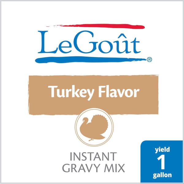 Legout Legout Turkey Flavor Instant Gravy Mix 1lbs Bag, PK8 - 84129599
