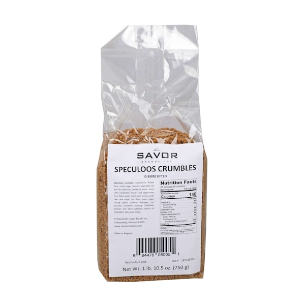 Savor Imports Savor Imports Speculoos Cookie Crumbles 750g, PK8 - 16186286734