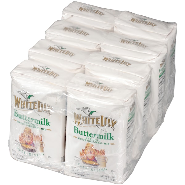 White Lily Self Rising Buttermilk Cornmeal 5lbs, PK8 - 3250004388