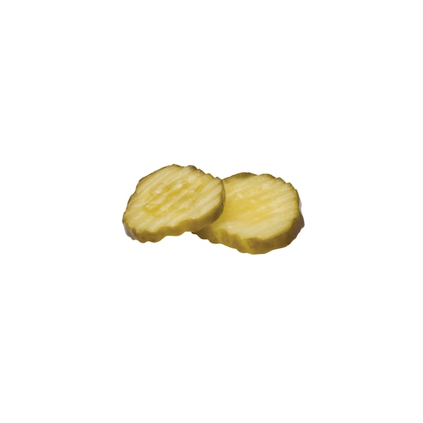 Bay Valley 320-365 Count 1/4 Crinkle Cut Sliced Kosher Pickle 1 gal., PK4 - 12914431170
