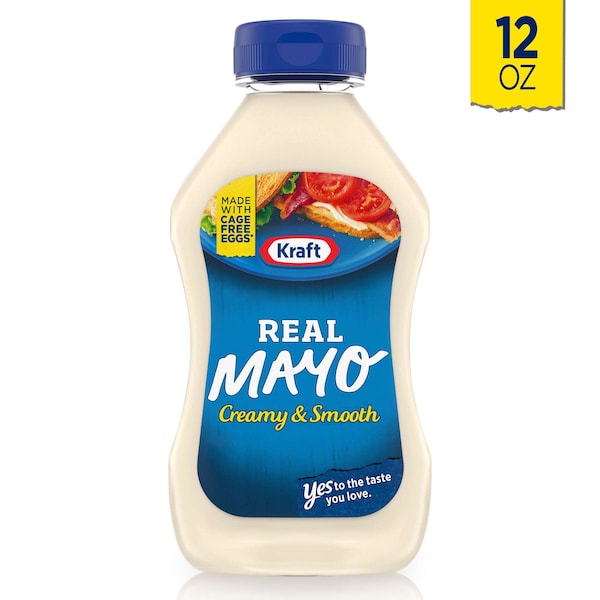 Kraft Kraft Mayonnaise Squeeze Bottle 12 oz., PK12 - 10021000026873