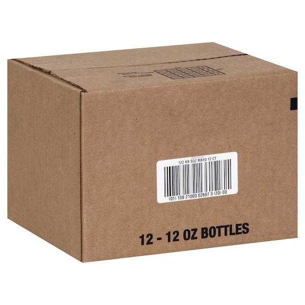 Kraft Kraft Mayonnaise Squeeze Bottle 12 oz., PK12 - 10021000026873