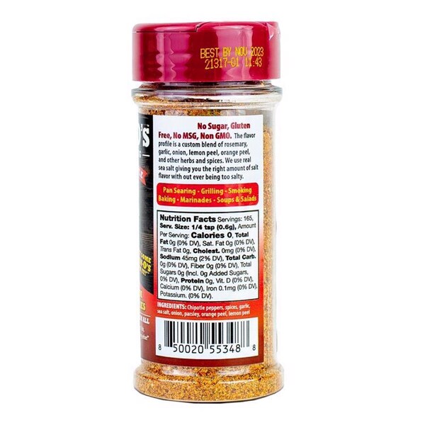 Dan-Os Dan-O's Chipotle Seasoning 3.5 oz - DC35-1PK