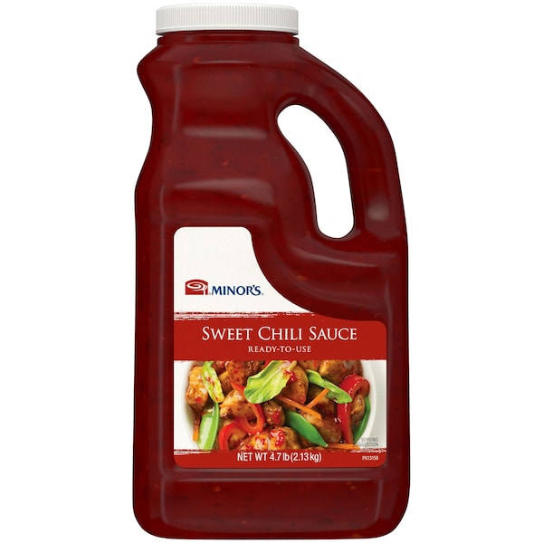 Minors Minor's Ready To Use Sweet Chili Sauce .5 gal. Jug, PK4 - 00050000783045