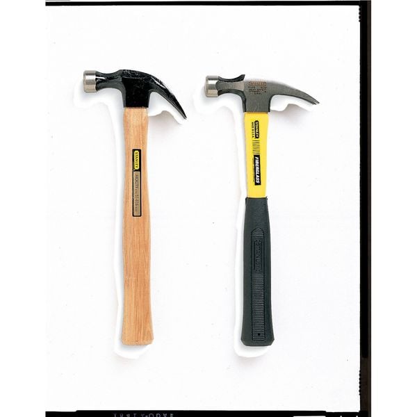 Stanley Hickory Handle Nailing Hammer Curve Claw – 16 oz. - 51-616