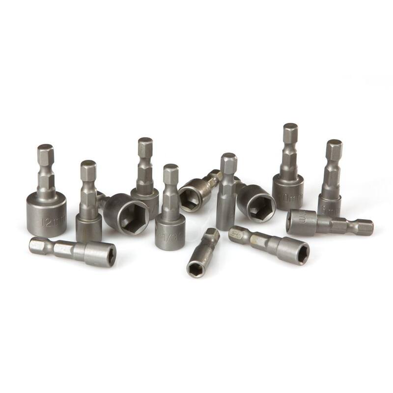 Juego de puntas de destornillador para tuercas de cambio rápido TEKTON de 3/16 a 7/16 pulg., 5 a 12 mm (14 piezas) - 2938
