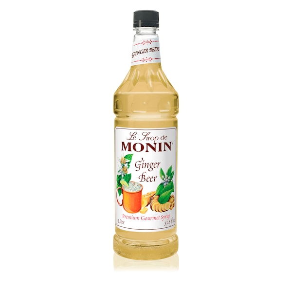 Monin Monin Ginger Beer Syrup 1 Liter Bottle, PK4 - M-FR230F