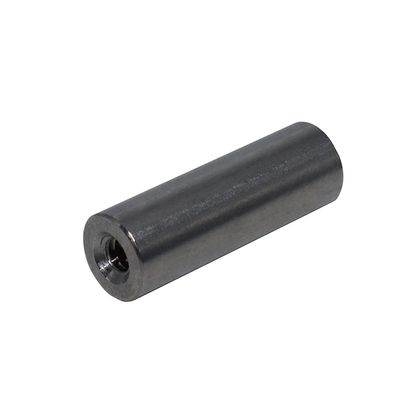 Usa Industrials Round Standoffs, 1/4 in Bd L, Aluminum Plain, 1/4 in OD - BULK-SNDF-1268