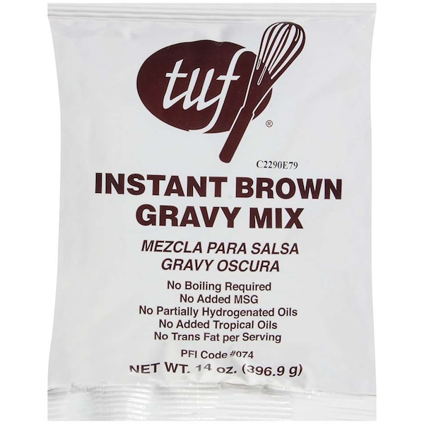 Foothill Farms Instant Add Water Brown Gravy Mix 14 oz., PK8 - 074T-T0700