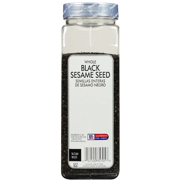 Mccormick McCormick Sesame Seed Black 18 oz. Container, PK6 - 935705