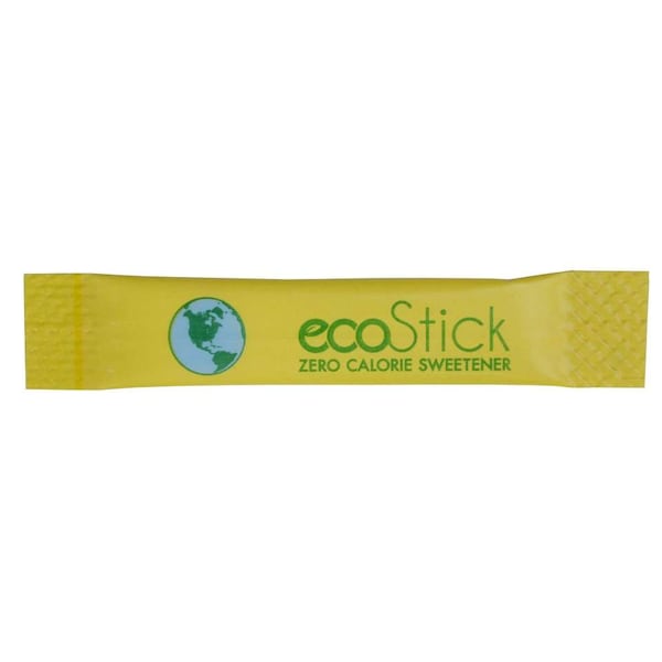 Ecostick Ecostick Sucralose Sweetened Sugar Yellow Sticks .5g Packet, PK2000 - 83655