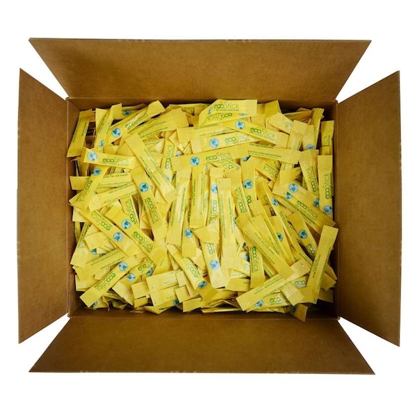 Ecostick Ecostick Sucralose Sweetened Sugar Yellow Sticks .5g Packet, PK2000 - 83655
