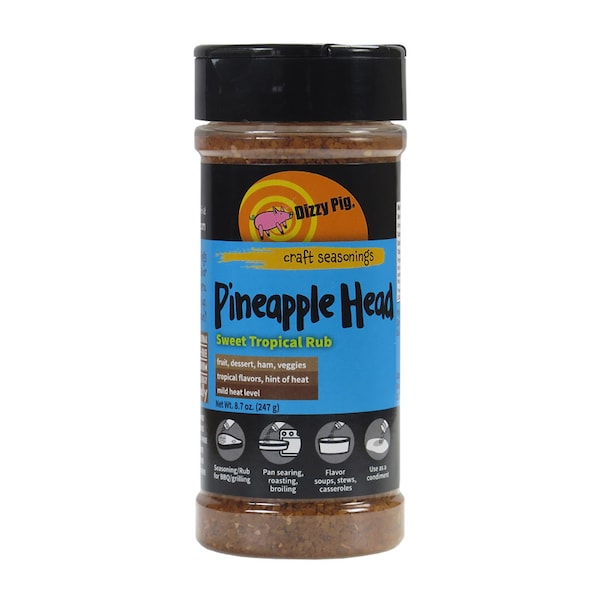 Dizzy Pig Dizzy Pig Pinapple Head Sweet Tropical BBQ Rub 8.7 oz - DP-PH-8