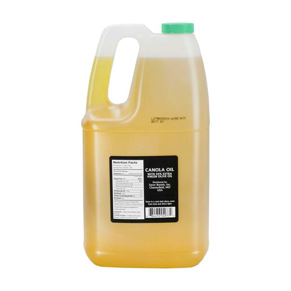 Savor Imports-Carello Savor Imports 75/25 Percent Canola Extra Virgin Oil 1 gal. Jug, PK6 - 350867