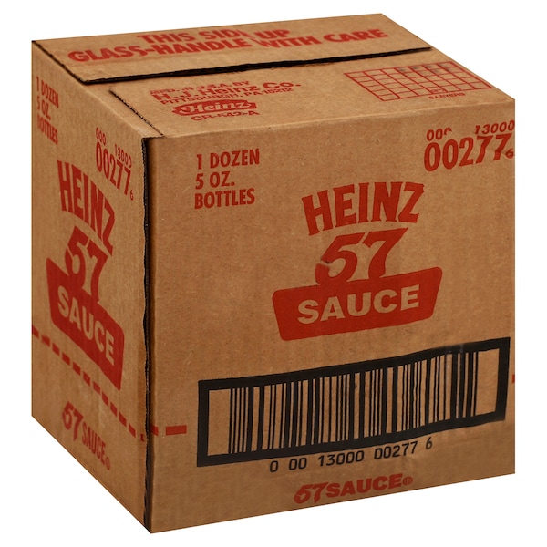 Heinz Heinz 57 Steak Sauce 5 oz. Bottle, PK12 - 00013000002776
