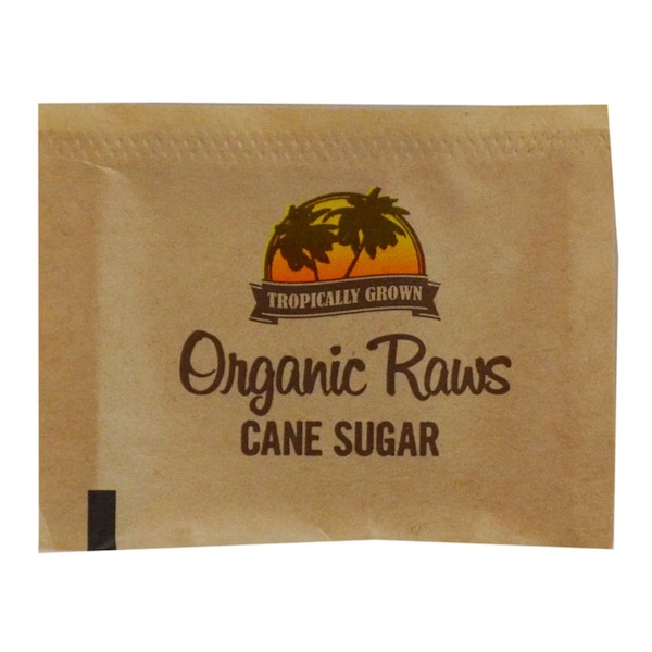 Organic Raws Turbinado Sugar 4.5g, PK400 - 83035