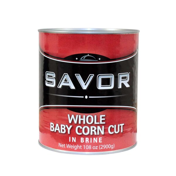 Savor Imports Savor Imports Cut Baby Corn No 10 Can, PK6 - 614276