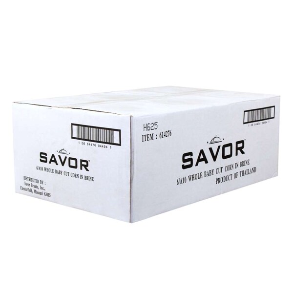 Savor Imports Savor Imports Cut Baby Corn No 10 Can, PK6 - 614276