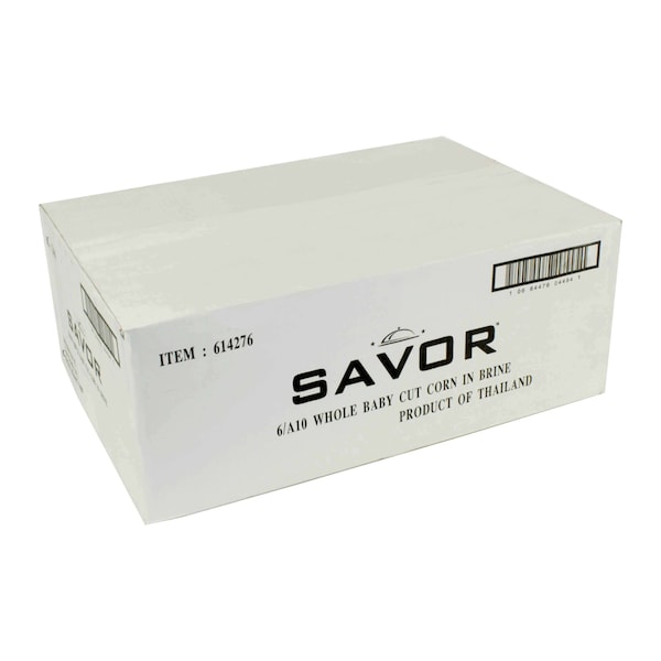 Savor Imports Savor Imports Cut Baby Corn No 10 Can, PK6 - 614276