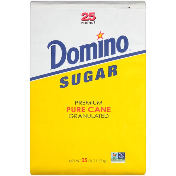 Domino Commodity Sugar & Sugar Packets Granulated Domino Sugar 25lbs - 401450
