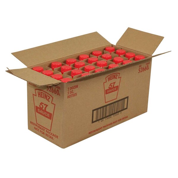 Heinz Heinz 57 Sauce 5 oz. Bottle, PK24 - 10013000526606