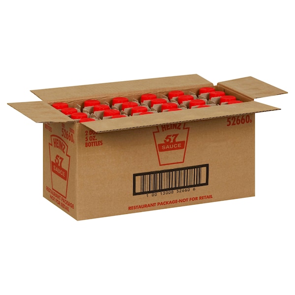 Heinz Heinz 57 Sauce 5 oz. Bottle, PK24 - 10013000526606