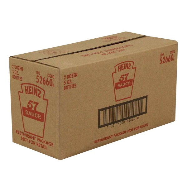 Heinz Heinz 57 Sauce 5 oz. Bottle, PK24 - 10013000526606