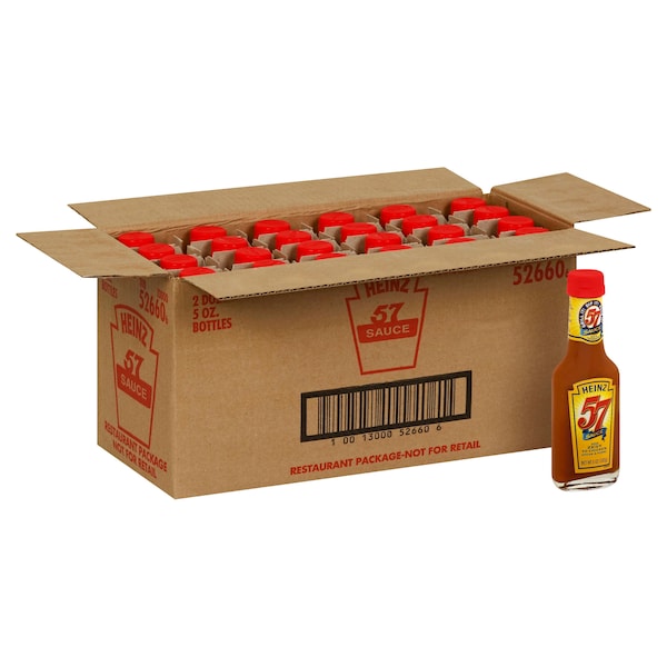 Heinz Heinz 57 Sauce 5 oz. Bottle, PK24 - 10013000526606